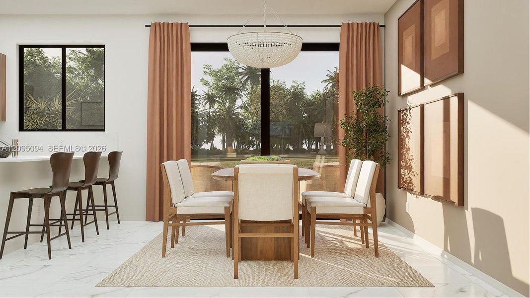 Furnished interior view inside a new home in Solterra, Sunrise (Image 12).