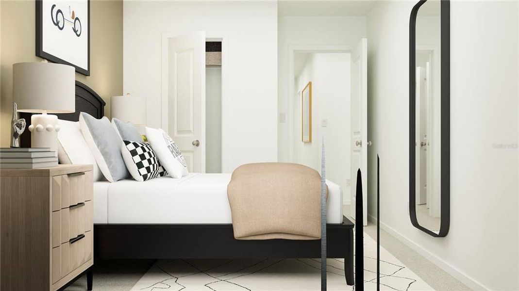 Furnished interior view inside a new home in , Davenport (Image 12).