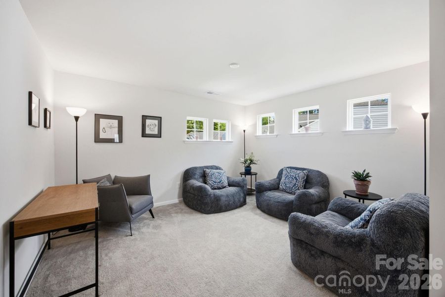 Furnished interior view inside a new home in Falls Cove at Lake Norman, Troutman (Image 19).