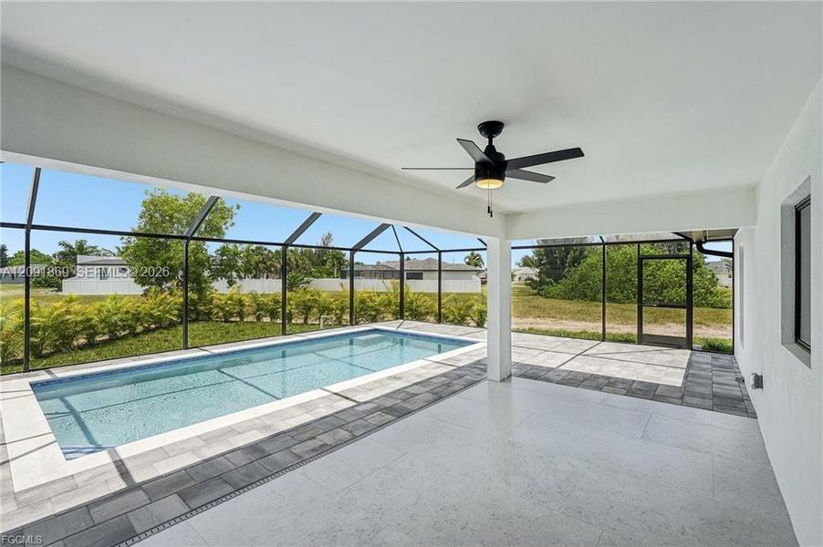 Exterior details and patio area of a home in , Cape Coral (Image 33). Exterior details and patio area of a home in , Cape Coral (Image 33).