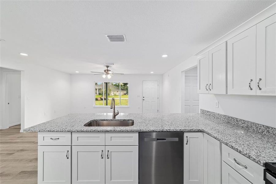 Furnished interior view inside a new home in , Dunnellon (Image 43).