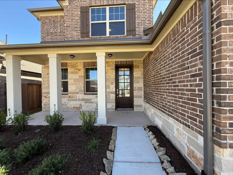 Actual progress of your home.