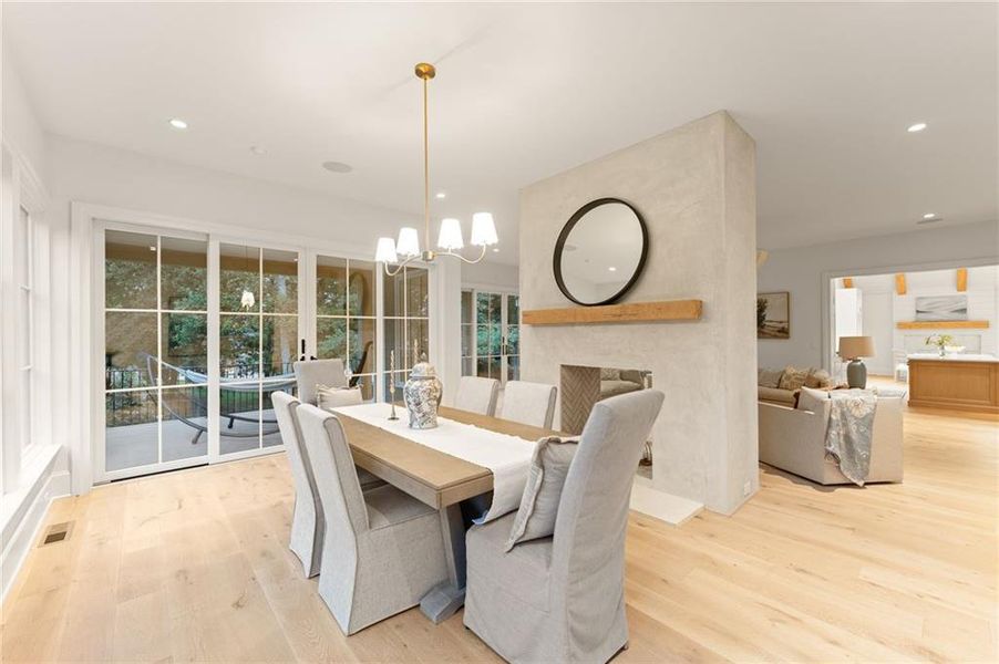 Furnished interior view inside a new home in , Dawsonville (Image 56).