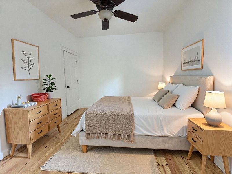 Furnished interior view inside a new home in , Brenham (Image 8).