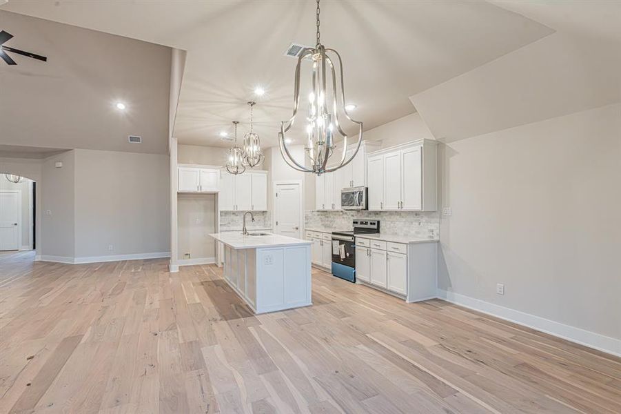 Furnished interior view inside a new home in , Azle (Image 6).