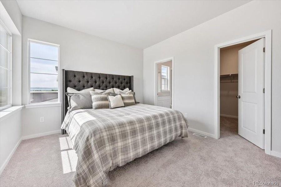 Furnished interior view inside a new home in The Contemporary Collection at Windler, Aurora (Image 16).