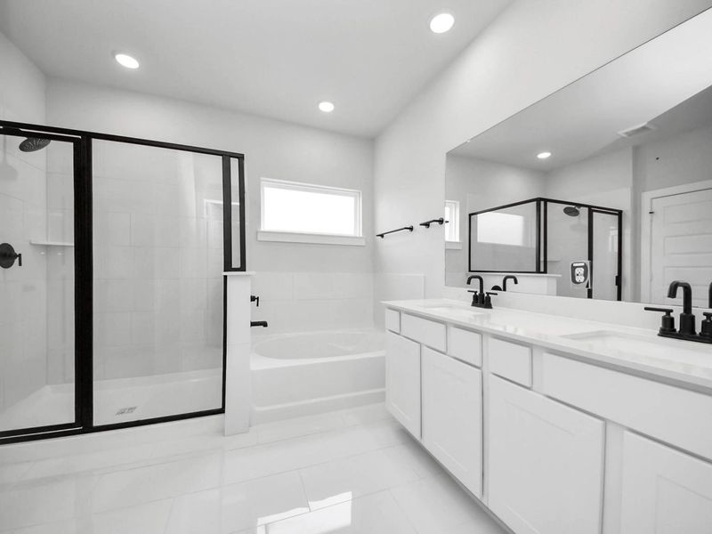 Furnished interior view inside a new home in River Ranch Meadows, Dayton (Image 12).