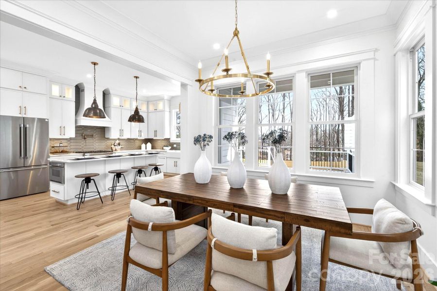 Furnished interior view inside a new home in , Charlotte (Image 11). Furnished interior view inside a new home in , Charlotte (Image 11).