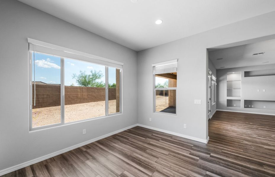 Spacious, unfurnished interior of a new home in Sun City Anthem at Merrill Ranch, Florence (Image 18). Spacious, unfurnished interior of a new home in Sun City Anthem at Merrill Ranch, Florence (Image 18).