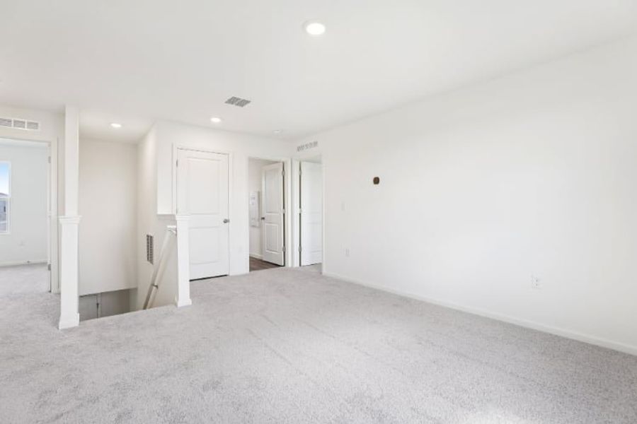 A room with white walls.