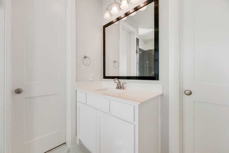 Furnished interior view inside a new home in Park Trails, Forney (Image 12).