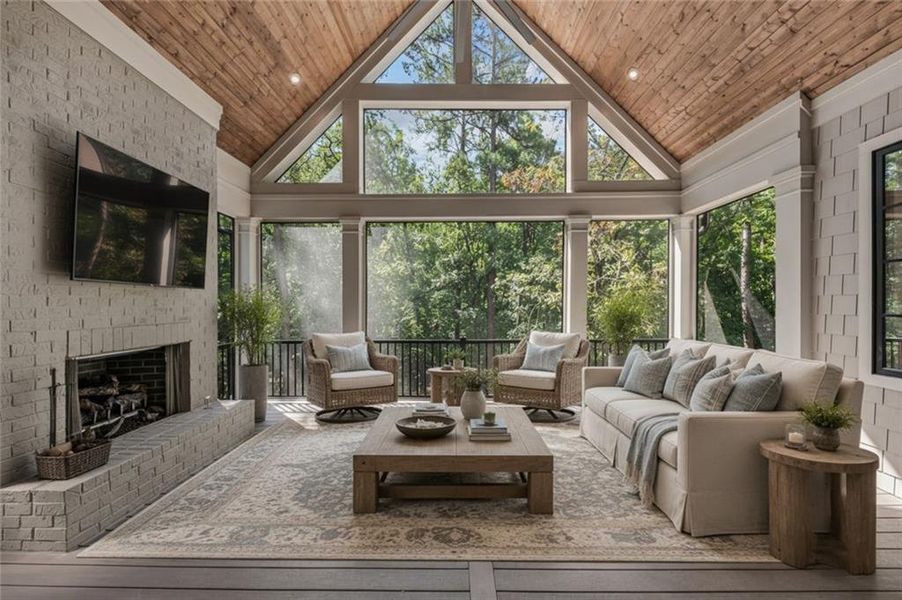 Exterior details and patio area of a home in , Greensboro (Image 35).