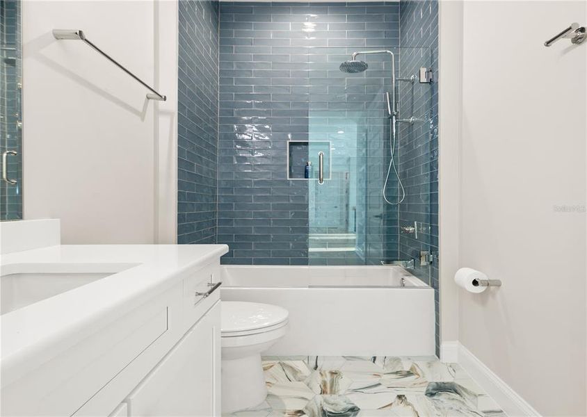 Furnished interior view inside a new home in , Flagler Beach (Image 70).