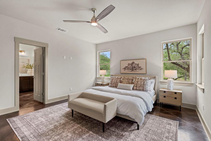 Furnished interior view inside a new home in , Dripping Springs (Image 27).