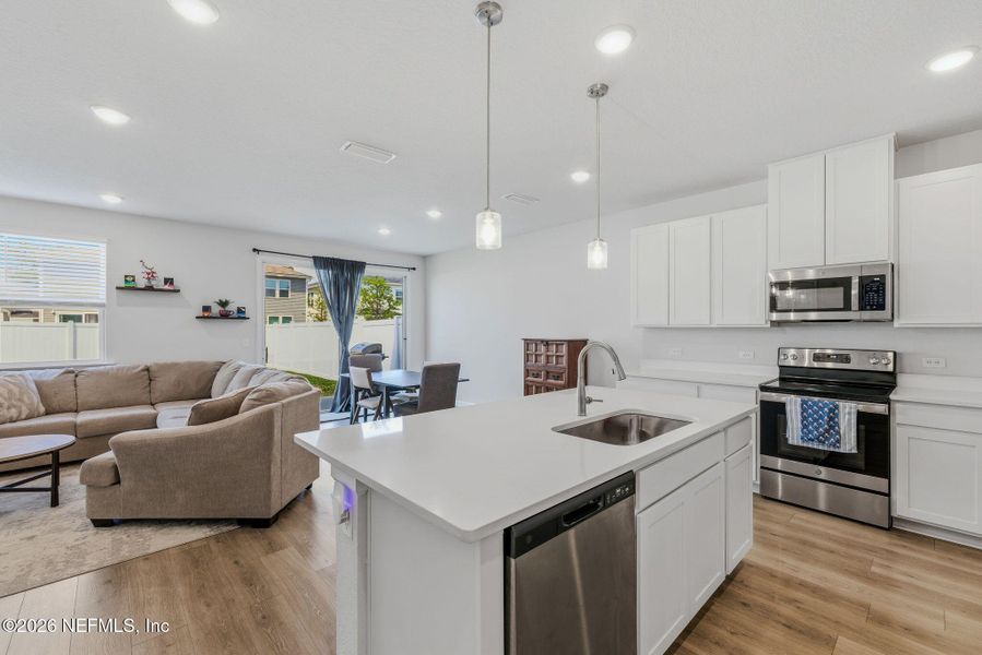 Furnished interior view inside a new home in , Jacksonville (Image 25).