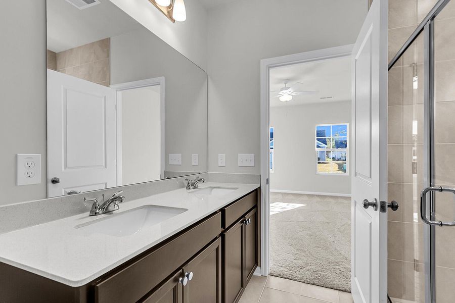 Furnished interior view inside a new home in Fairway Woods at Wyboo, Manning (Image 8). Furnished interior view inside a new home in Fairway Woods at Wyboo, Manning (Image 8).