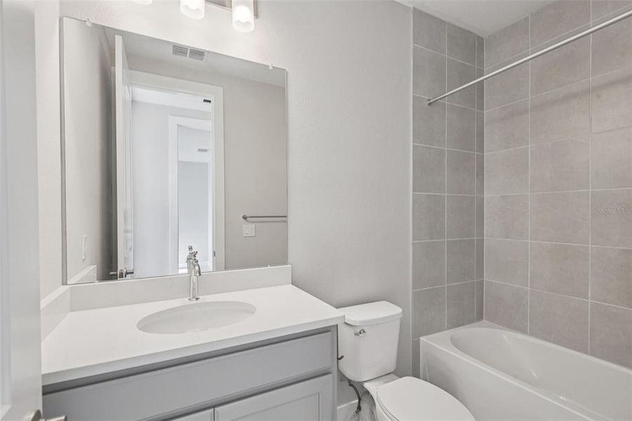 Furnished interior view inside a new home in Lagoon Residences at Epperson, Wesley Chapel (Image 14).