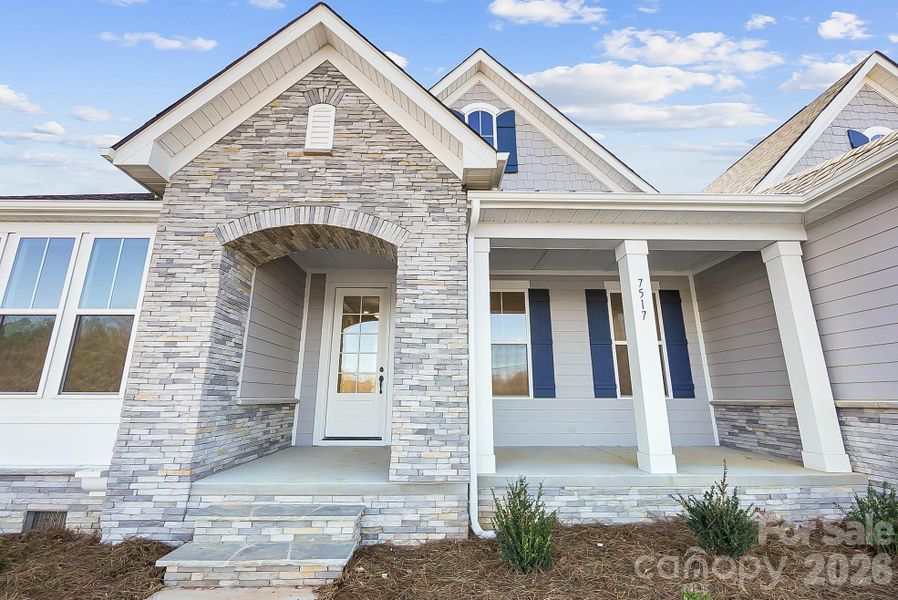 Exterior details and patio area of a home in Lancaster Hwy, Waxhaw (Image 3).