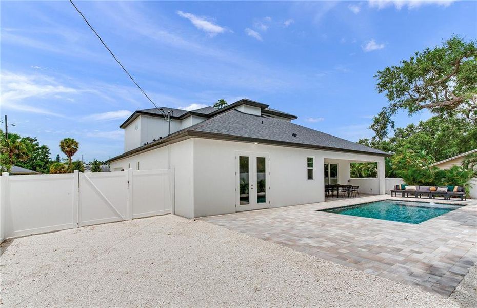 Exterior details and patio area of a home in , Gulfport (Image 31). Exterior details and patio area of a home in , Gulfport (Image 31).