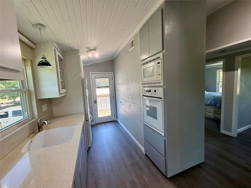 The kitchen door leads to the Star Deck.