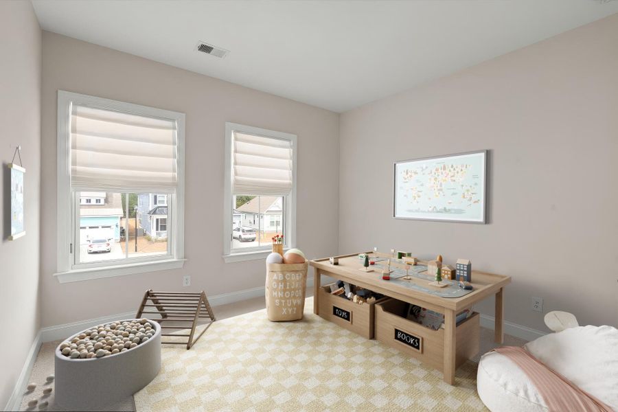 Furnished interior view inside a new home in Tidewater at Lakes of Cane Bay, Summerville (Image 39).
