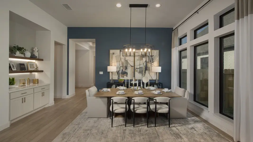 Representative furnished interior of a home built from the Design 3094W by Perry Homes in The Colony 60', Bastrop (Image 5). Representative furnished interior of a home built from the Design 3094W by Perry Homes in The Colony 60', Bastrop (Image 5).