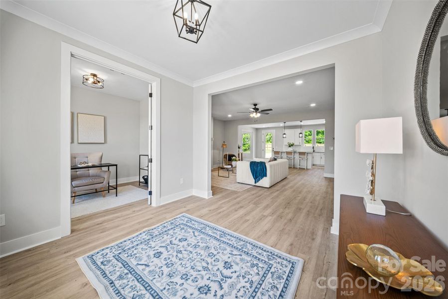 Furnished interior view inside a new home in , Concord (Image 32).