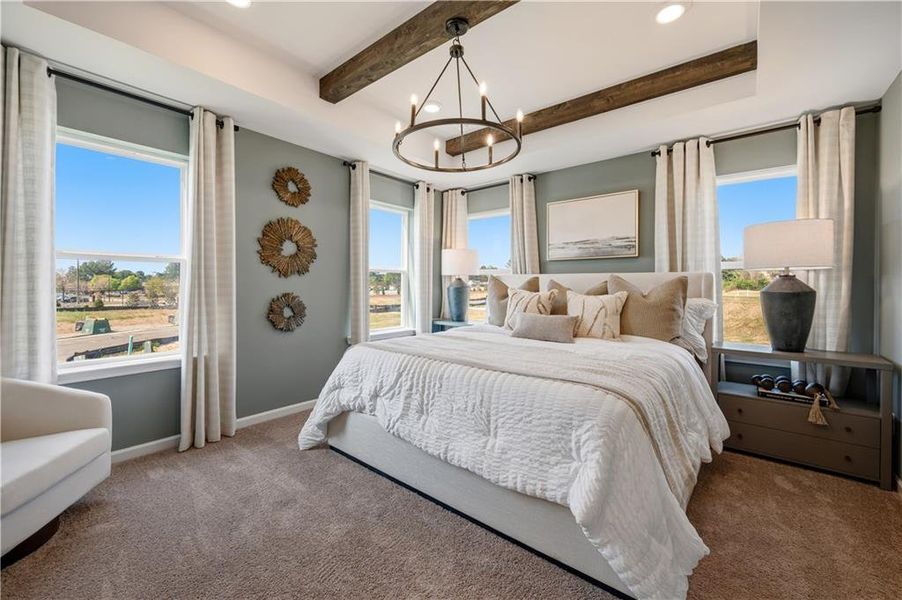 Furnished interior view inside a new home in Avery Landing, McDonough (Image 34).