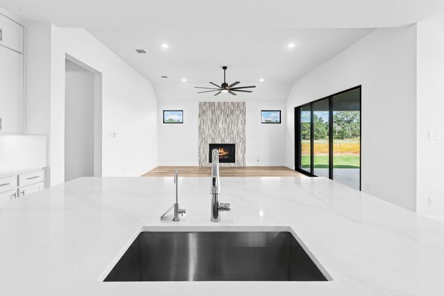 Furnished interior view inside a new home in Leander Estates, Leander (Image 9).