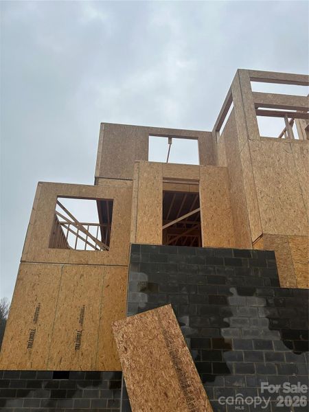 In-progress construction of a new home in , Statesville, NC (Image 9).