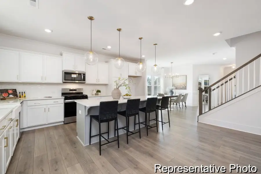 Furnished interior view inside a new home in River Rock, Winston-Salem (Image 3).