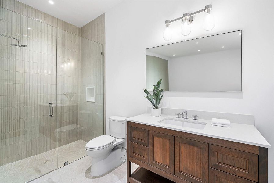 Furnished interior view inside a new home in , Delray Beach (Image 10).