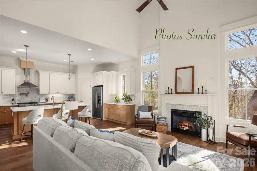 Furnished interior view inside a new home in , Hendersonville (Image 10).