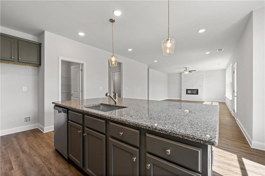 Furnished interior view inside a new home in Waters Edge, Mansfield (Image 5).