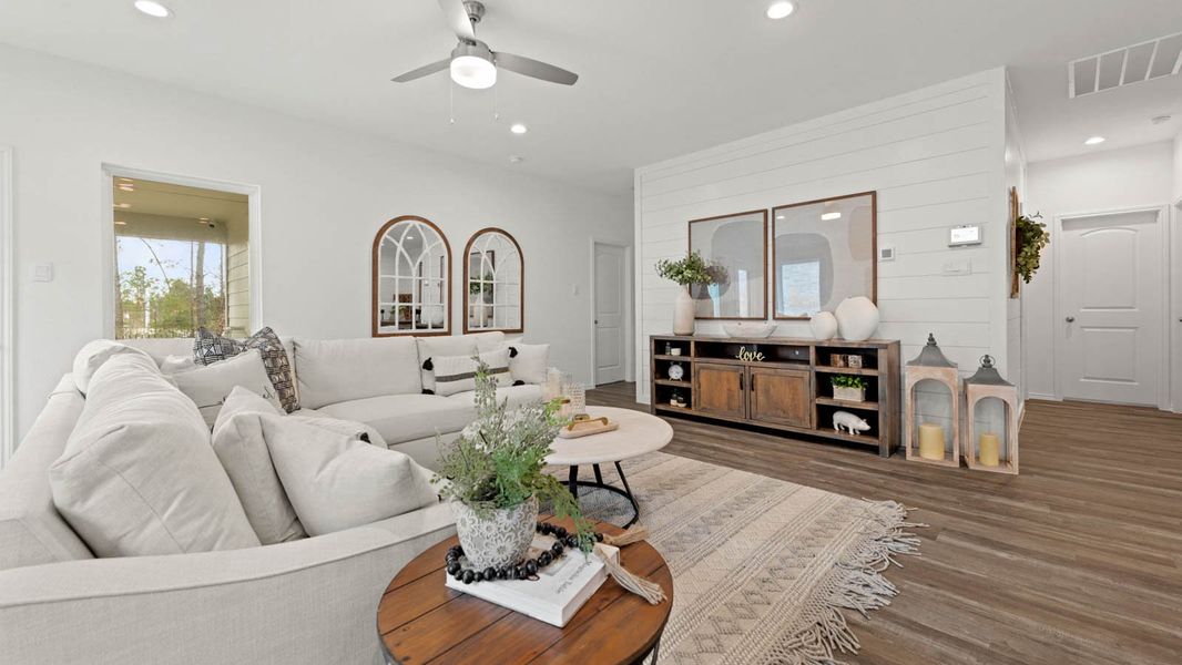Furnished interior view inside a new home in Porters Mill, New Caney (Image 10).