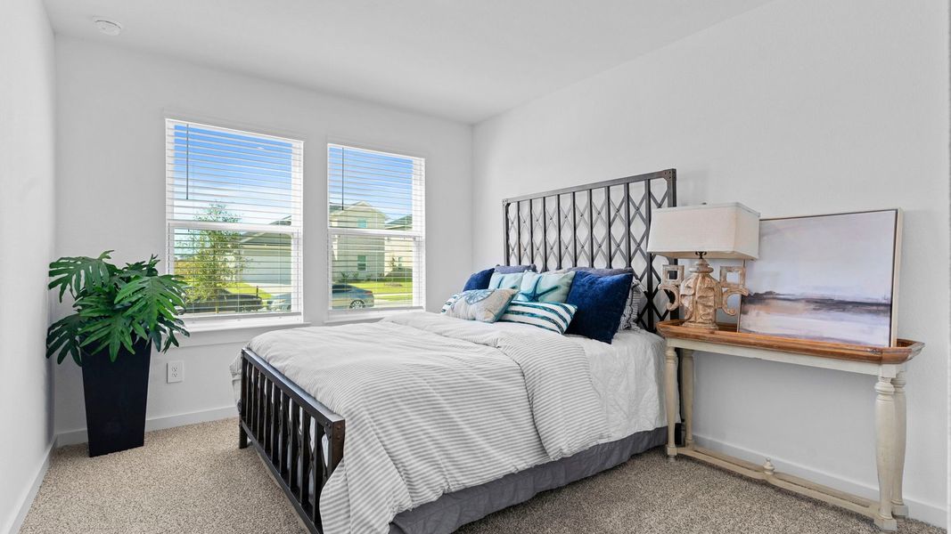 Furnished interior view inside a new home in Evergreen, Rosenberg (Image 9). Furnished interior view inside a new home in Evergreen, Rosenberg (Image 9).