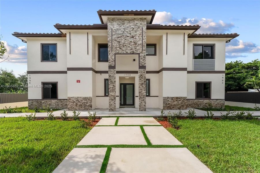 Front exterior of a new home in , Miami, FL, highlighting curb appeal (Image 2).