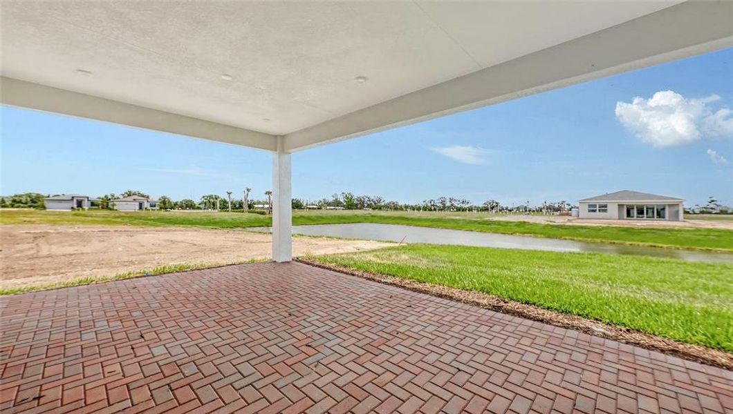 Exterior details and patio area of a home in Woodland Preserve, Parrish (Image 3).