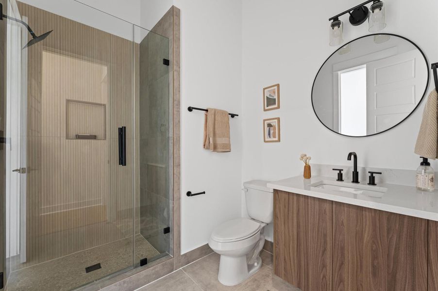 Furnished interior view inside a new home in , Houston (Image 6).