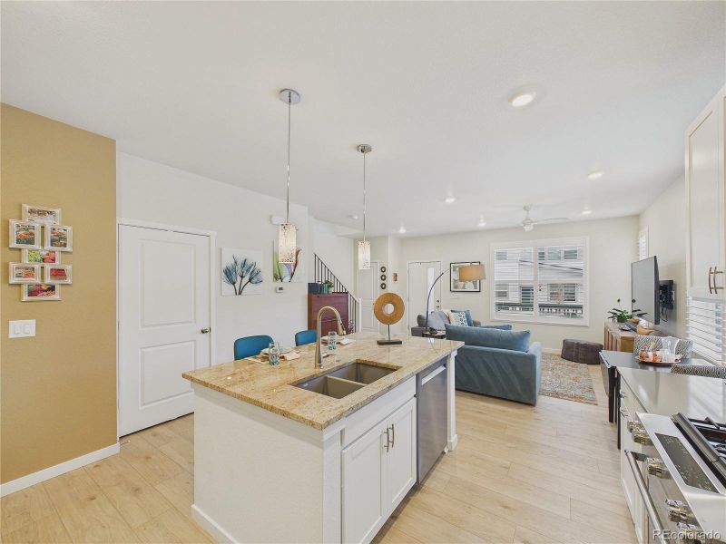 Furnished interior view inside a new home in Whisper Village, Arvada (Image 5).