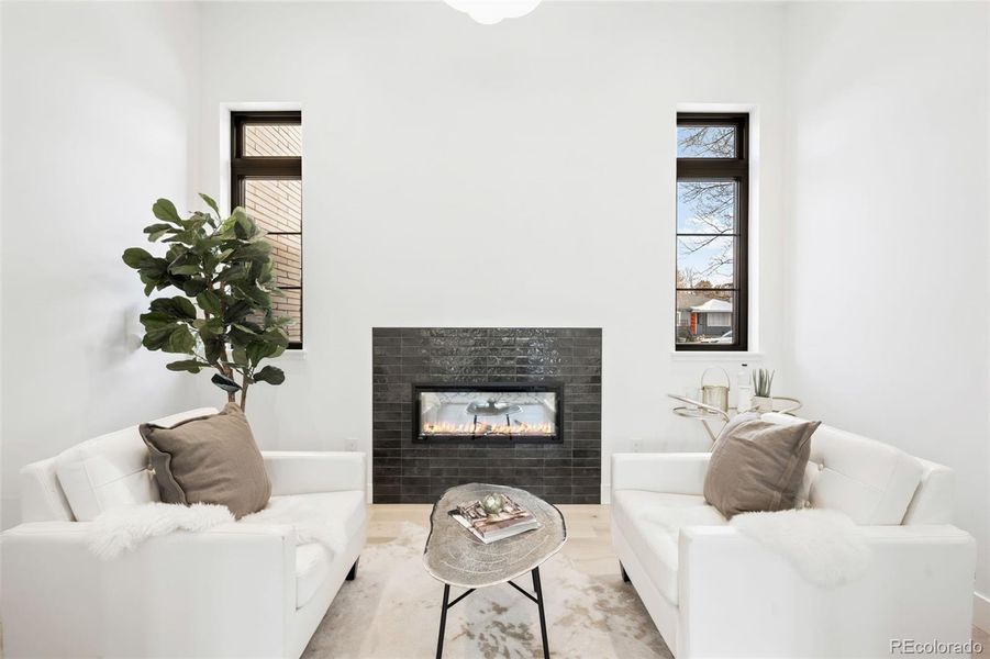 Furnished interior view inside a new home in , Denver (Image 43).