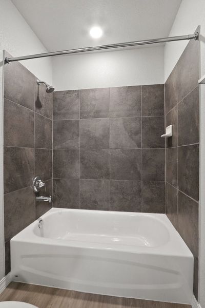 Furnished interior view inside a new home in Rancho Desierto Bello, Horizon City (Image 8).