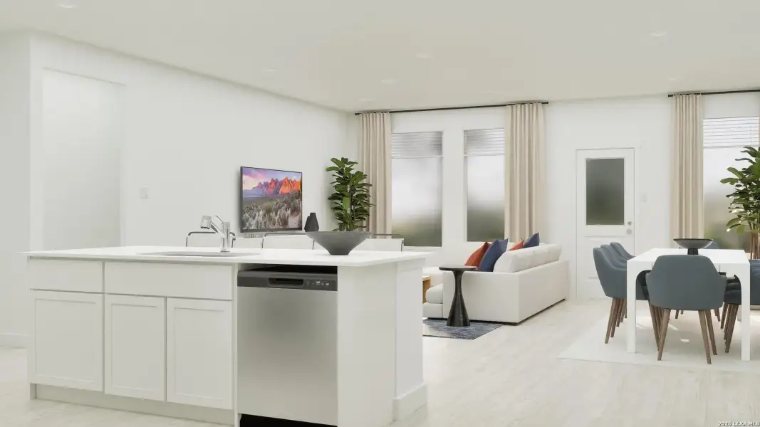 Furnished interior view inside a new home in Grace Valley, Cibolo (Image 3).