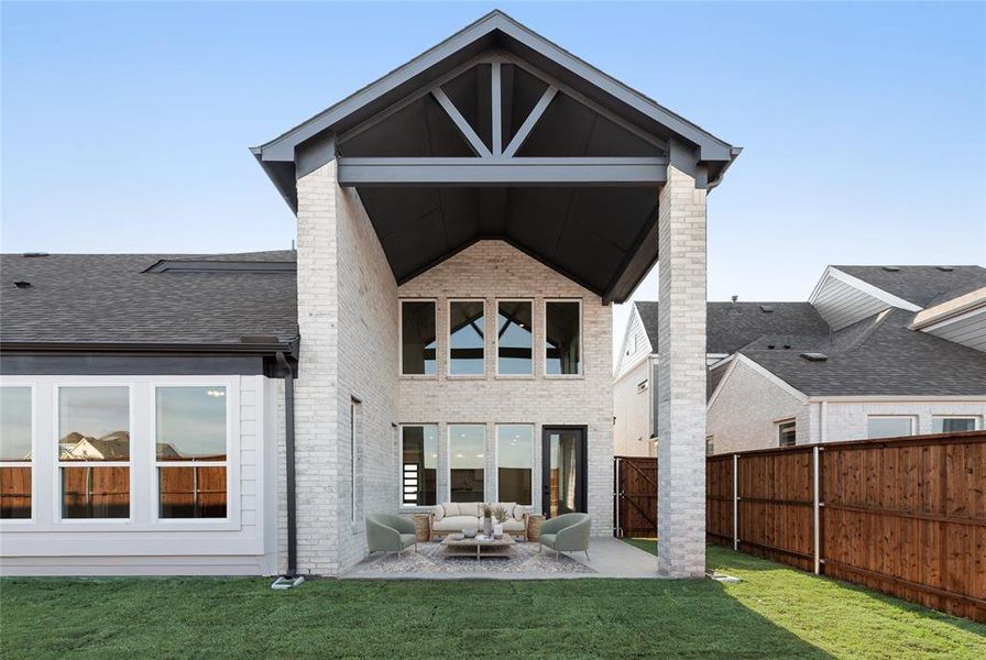 Exterior details and patio area of a home in Grand Estates of Anna, Anna (Image 3).