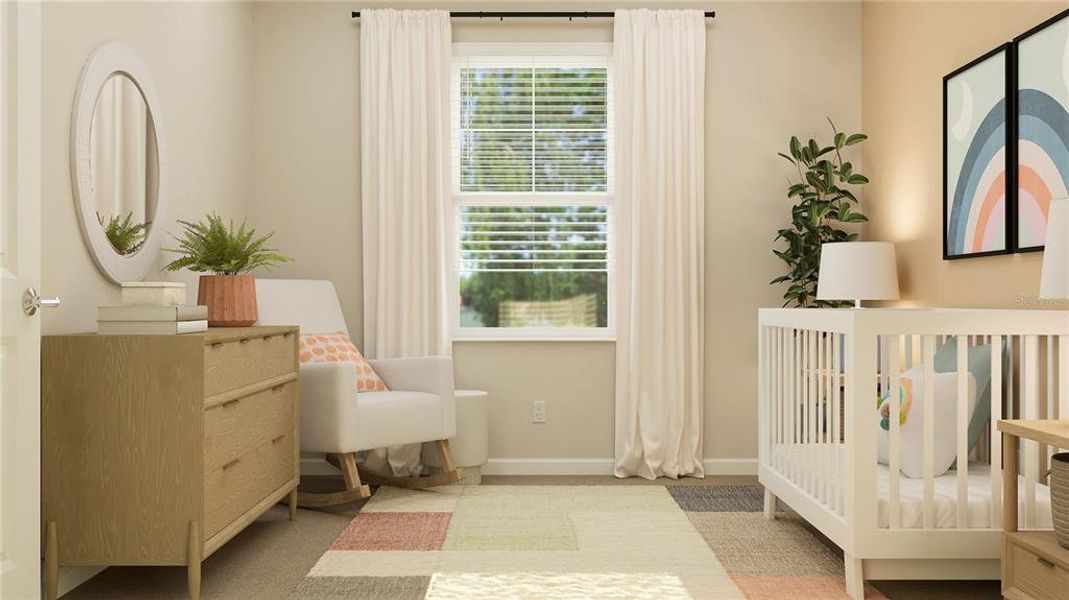 Furnished interior view inside a new home in The Glades at Crossprairie, St. Cloud (Image 11).