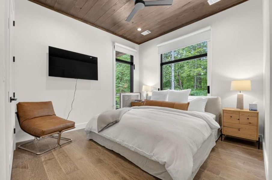 Furnished interior view inside a new home in , Blue Ridge (Image 44).