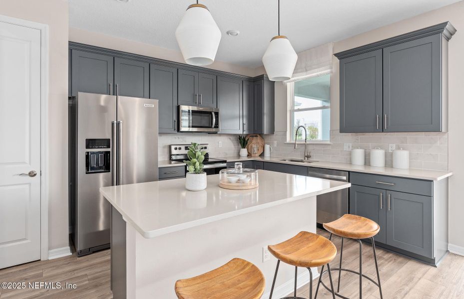 Furnished interior view inside a new home in Westerly Park at Wildlight, Yulee (Image 10).