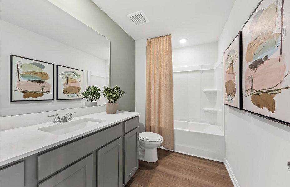 Furnished interior view inside a new home in , Summerville (Image 5).