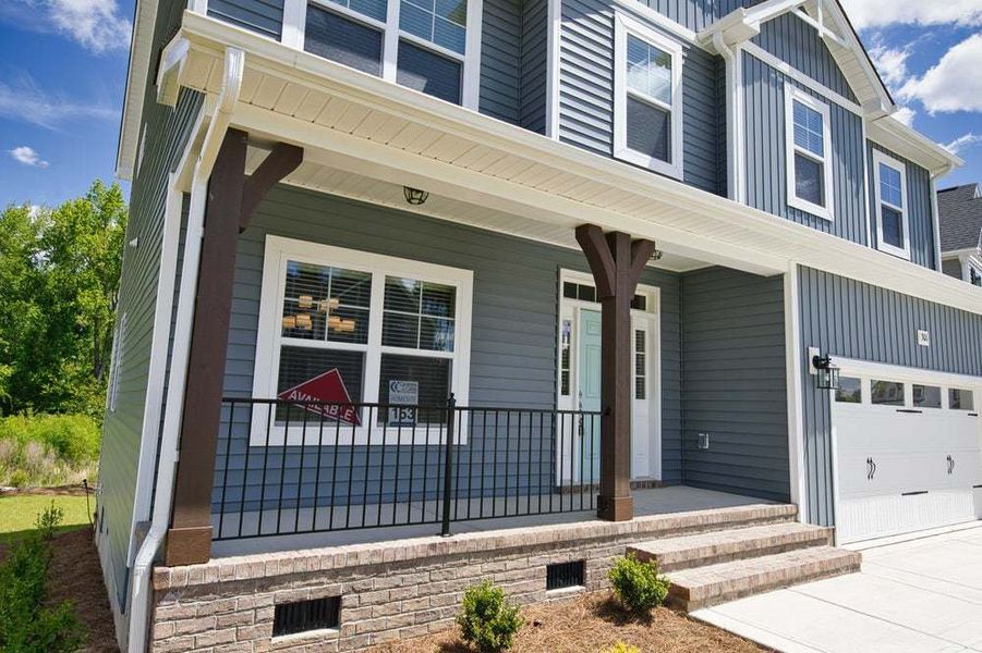 Elevation F with Iron Rails Option