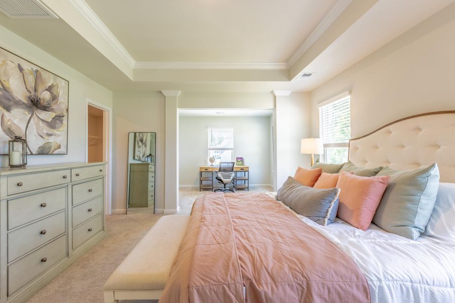 Furnished interior view inside a new home in Mallard Crossing, Summerville (Image 30).
